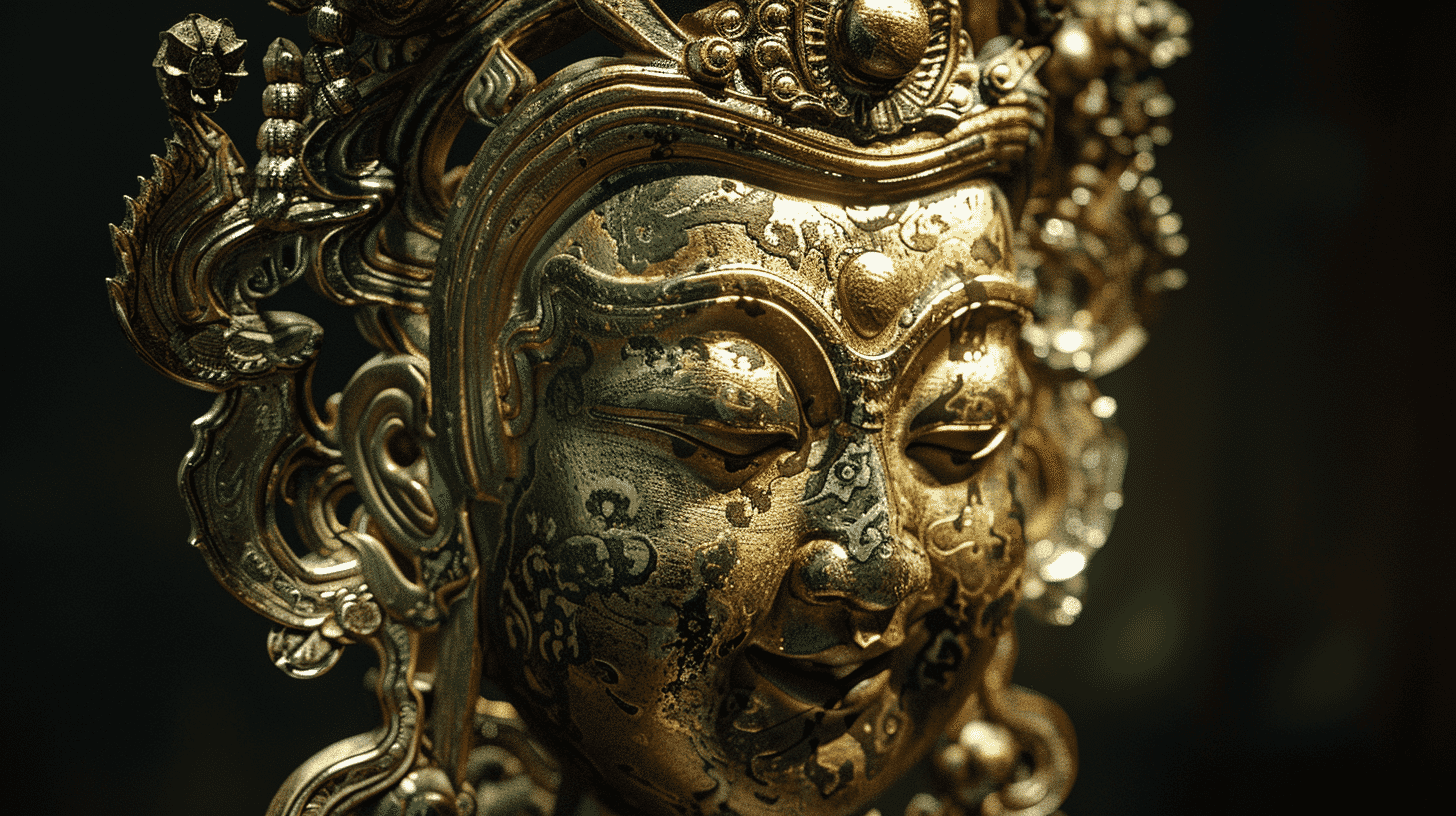 金銅錫杖頭
