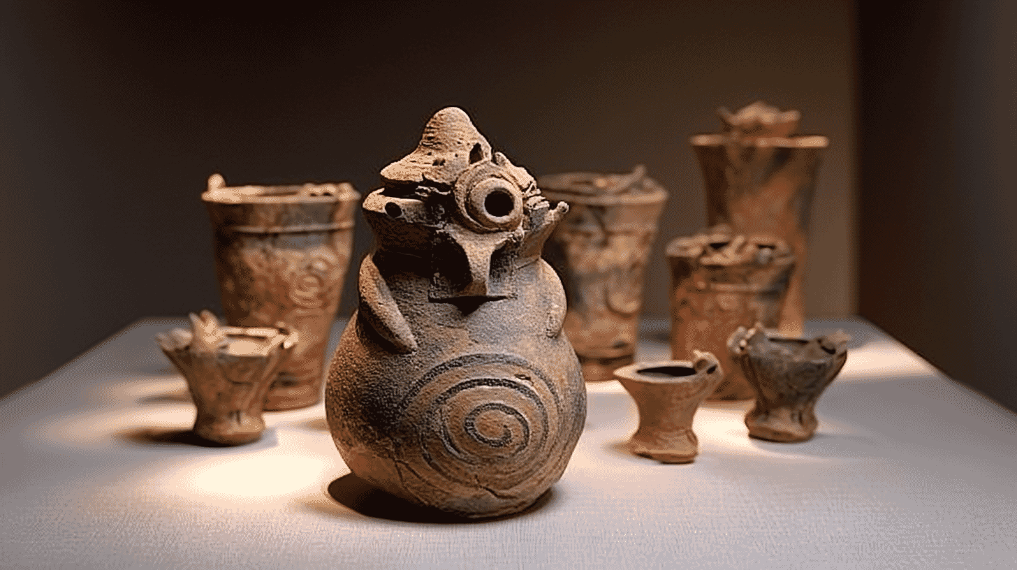 Excavated Items from the Imonoshiya Ruins in Yamanashi