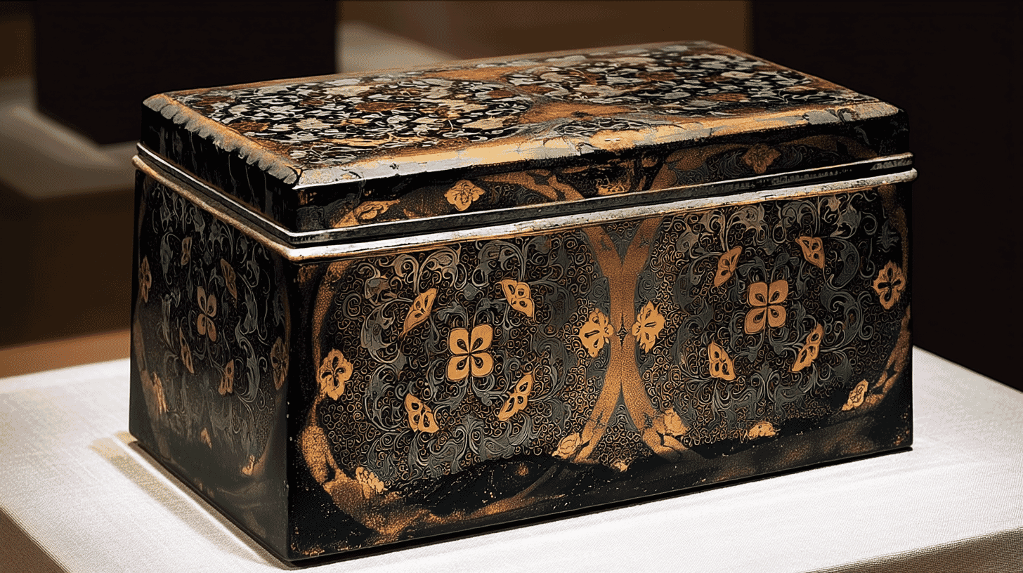 Hosohana Makie Sutra Box