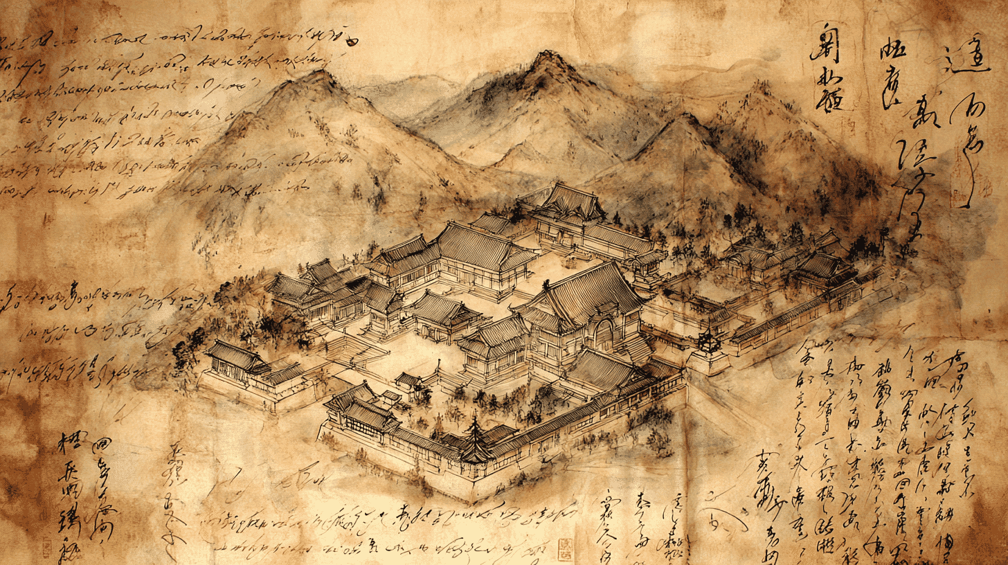 Jokomyoji Temple Site Map