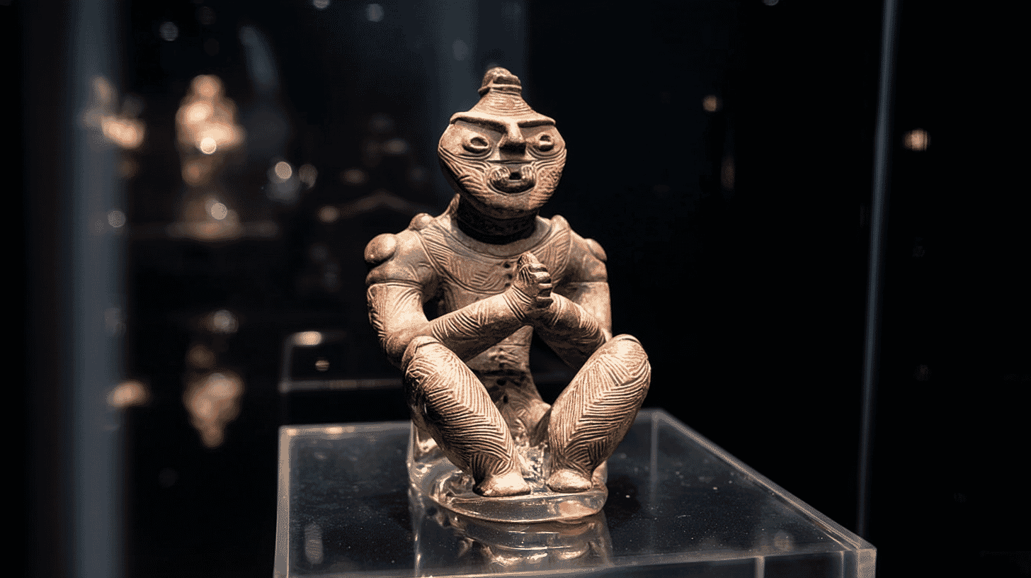 Clay Figurine / Excavated from Kazabari 1 Site, Hachinohe
