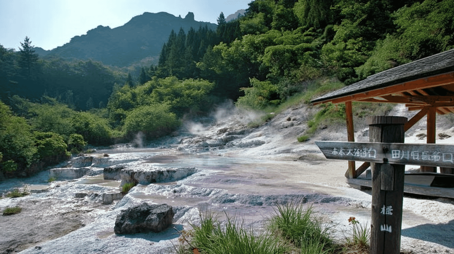 中房温泉の膠状珪酸および珪華