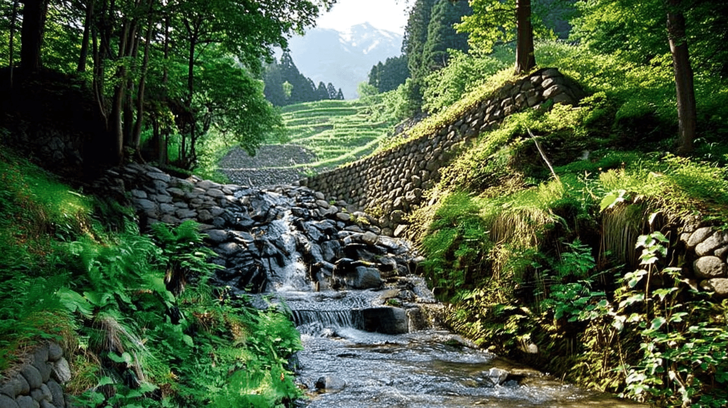 Yakushizawa Stone-Lined Waterway Works