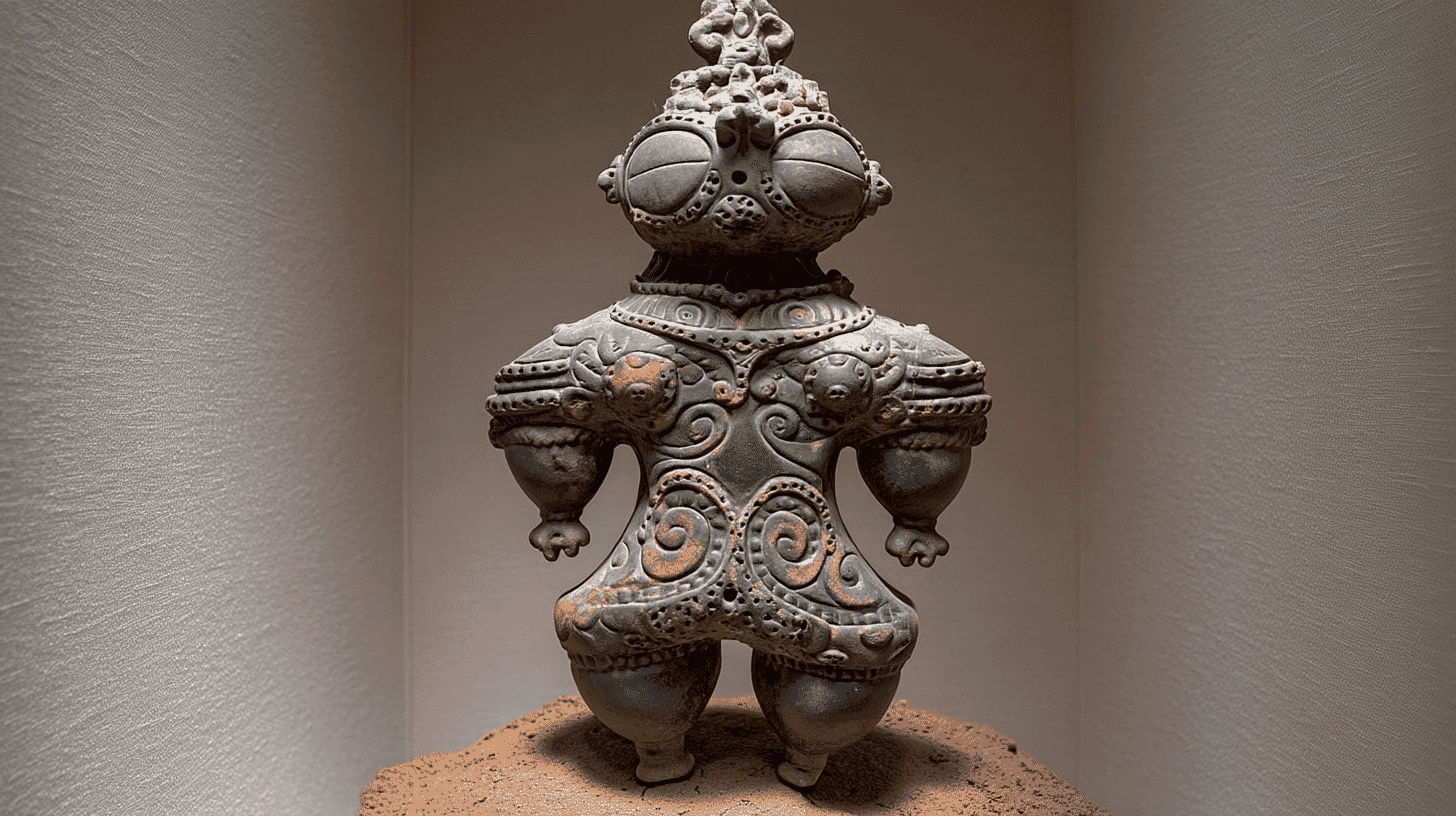 Clay Figurine / Excavated from Kabukuri Ebisuda, Tajiri Cho,