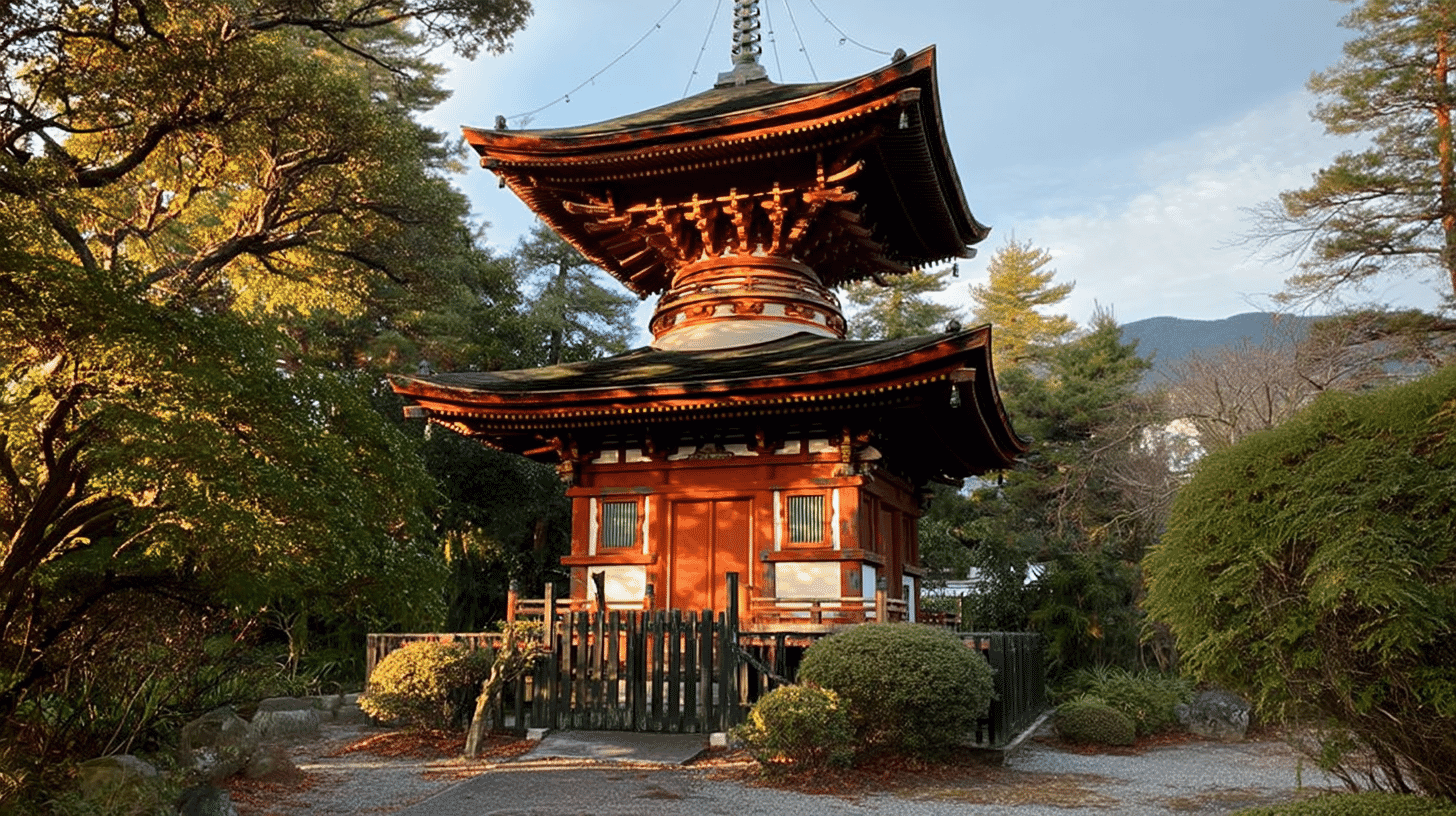 Kumedera Temple Pagoda