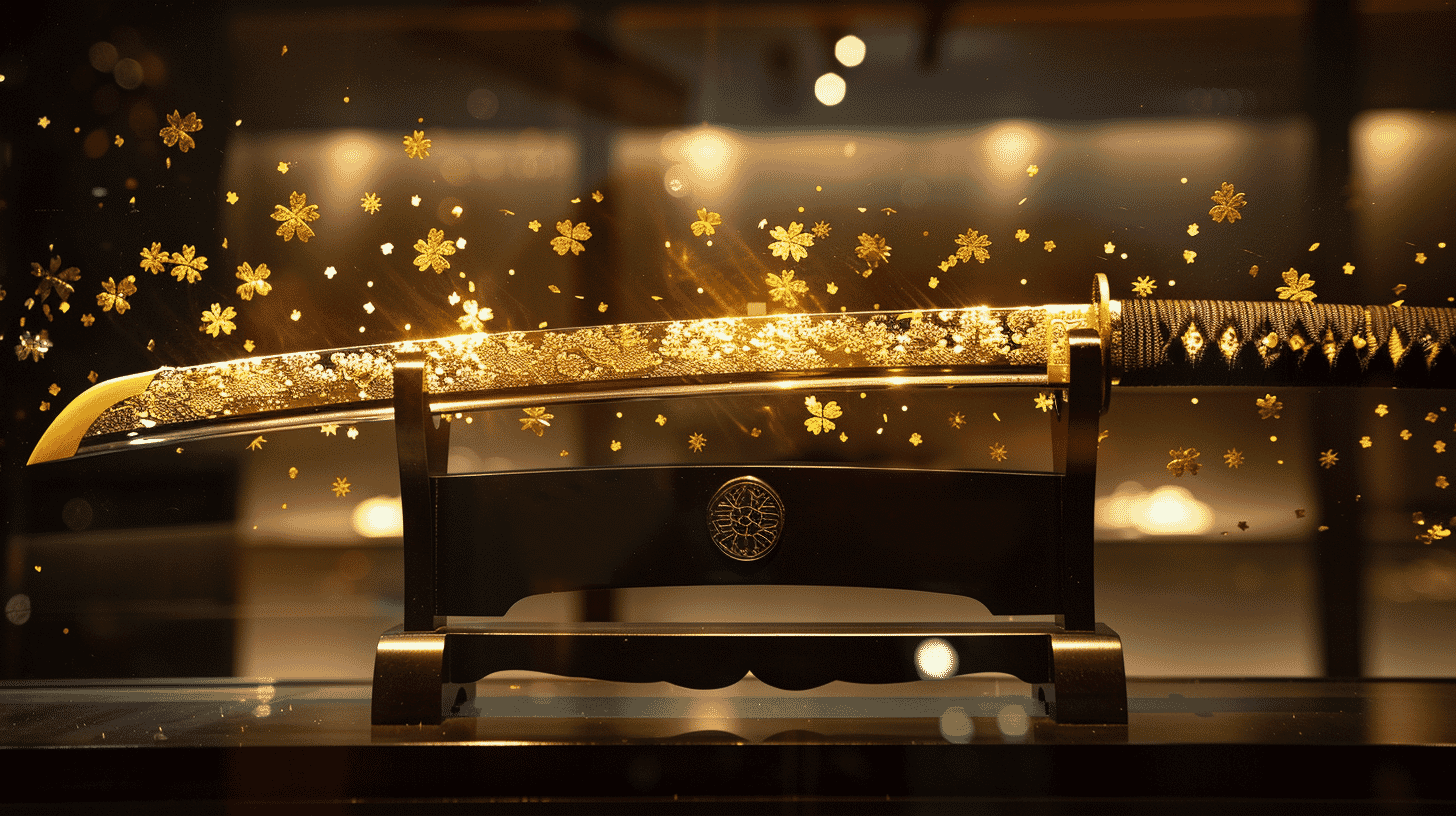 Hyogo Kusari Tachi Sword with a Plain Pattern of Vinegar and