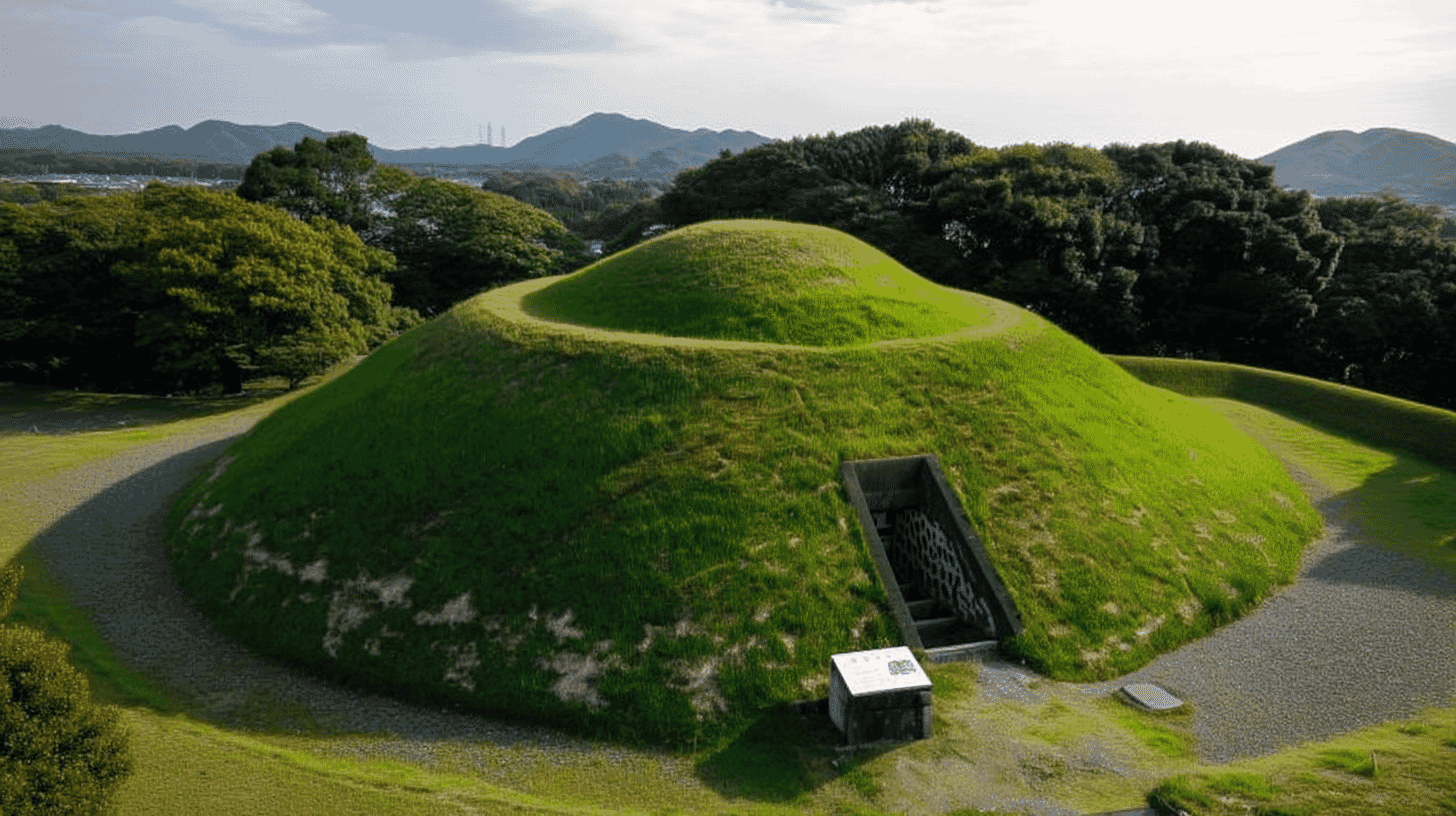 八女古墳群＜乗場古墳／石人山古墳／岩戸山古墳／善蔵塚古墳／弘化谷古墳／丸山塚古墳／丸山古墳／茶臼塚古墳＞