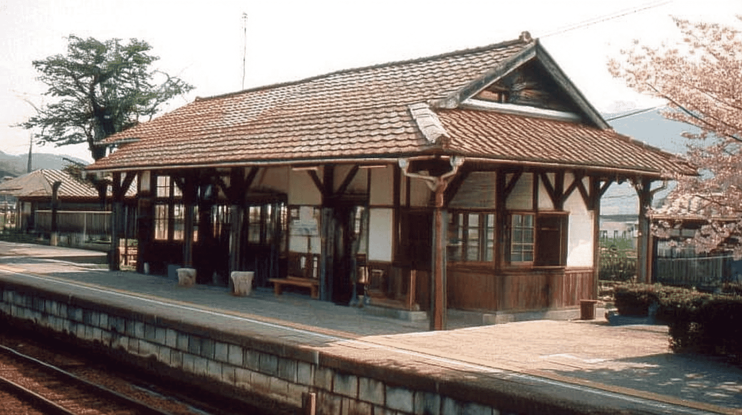 JR Tsuyama Line (formerly Chugoku Railway) Takebe Station