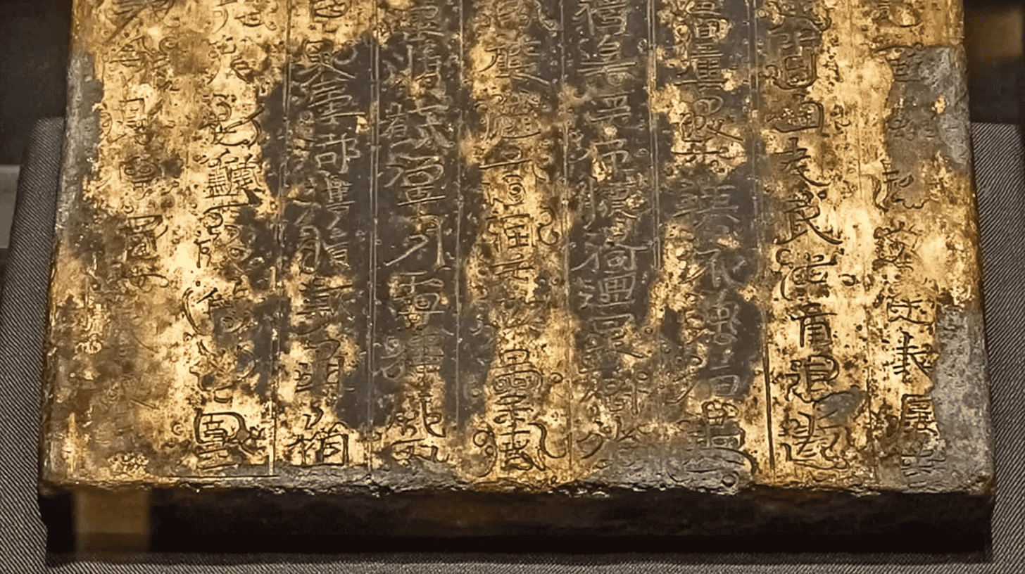 Gilt-Bronze Ishikawa Tonoashi Tombstone