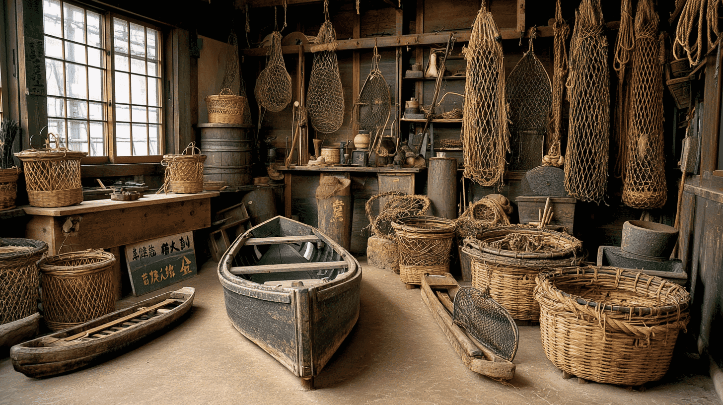 Herring Fishing Equipment in Rumoi (former Saga Family