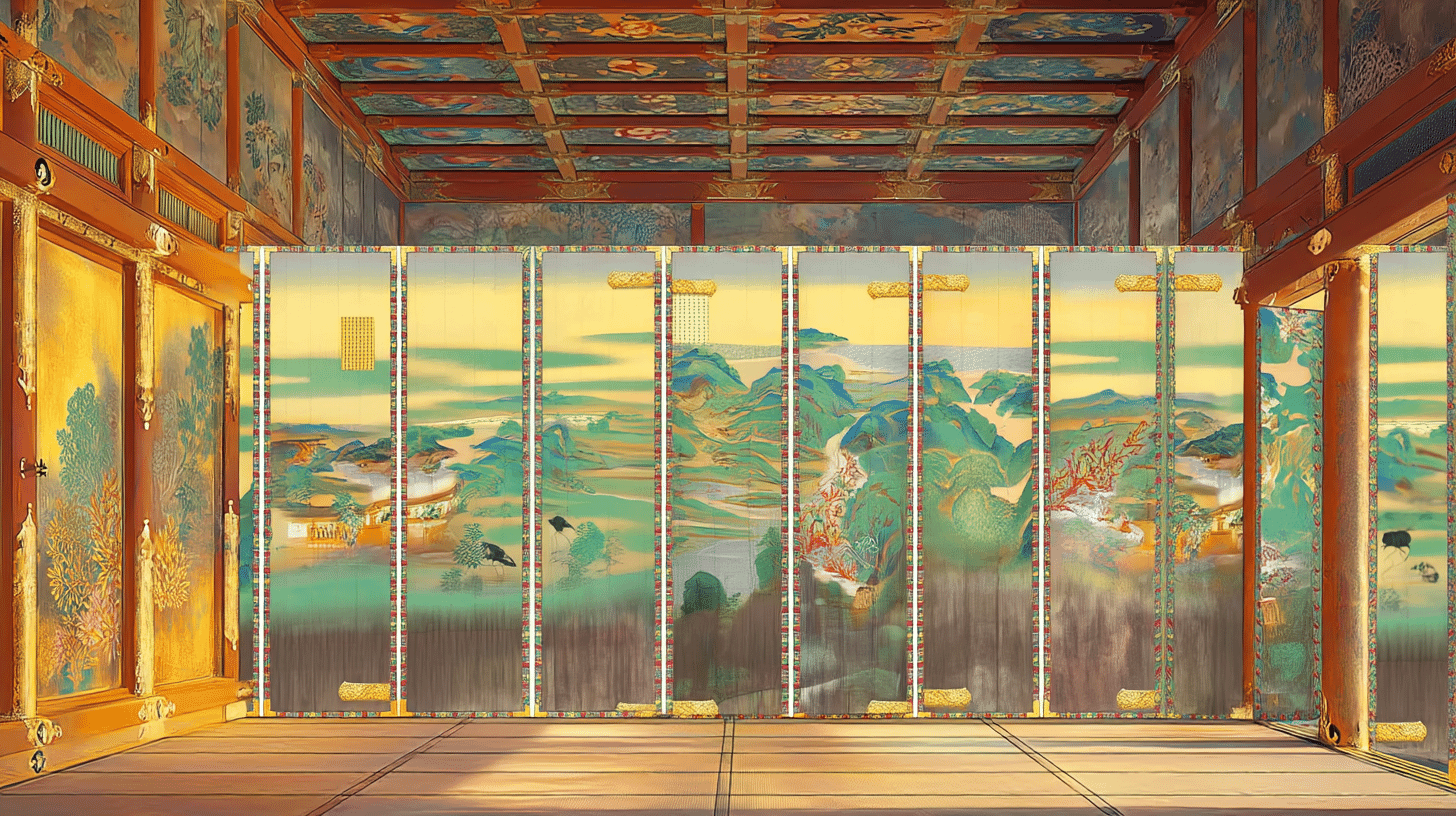 Hououdo Chudo Wall Door Painting (color Board Painting)