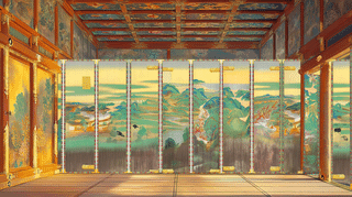 鳳凰堂中堂壁扉画（板絵著色）