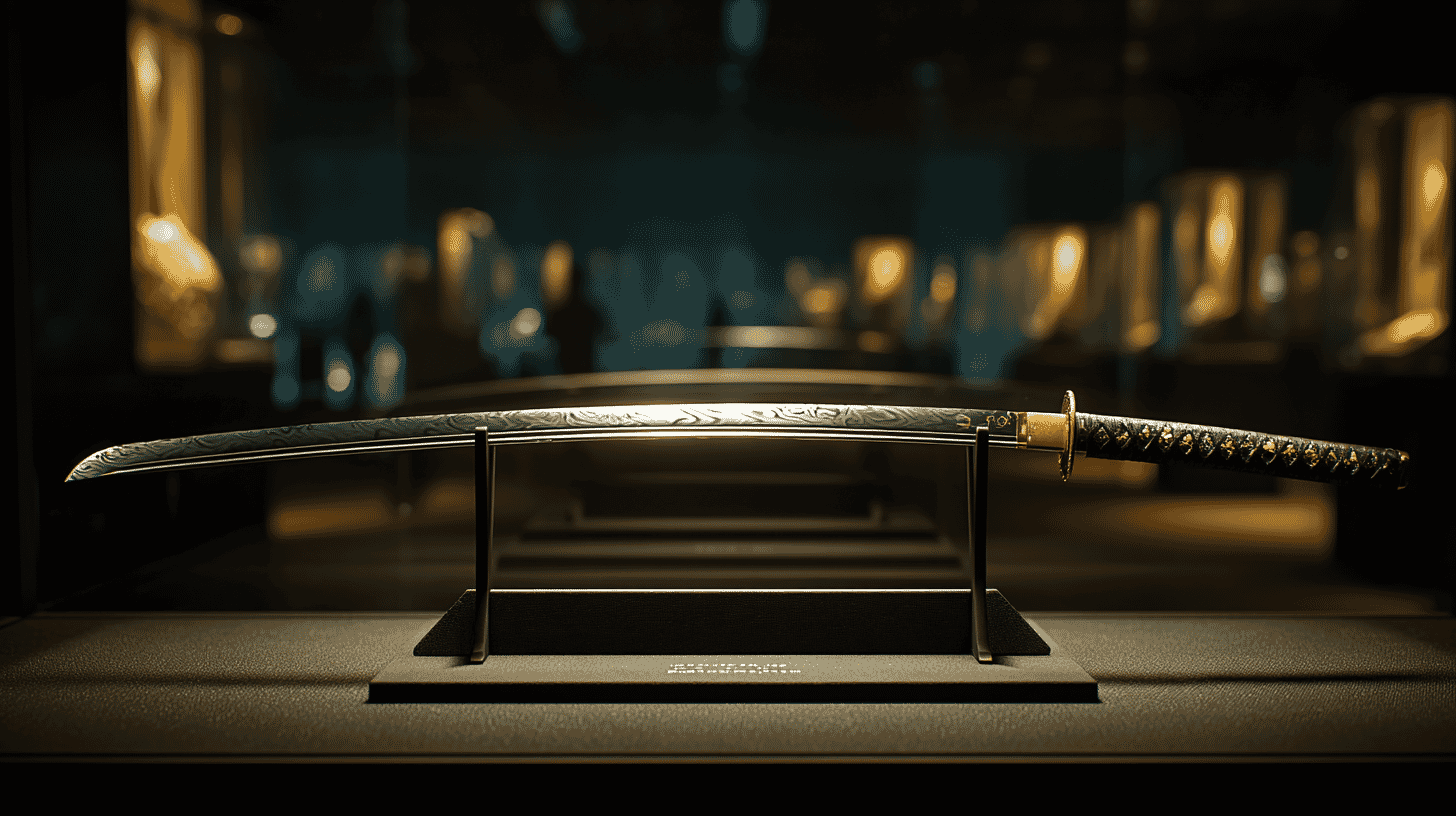 Sword (Gold Inlaid Masamune Hon a Ou Seal / Owned by Honda