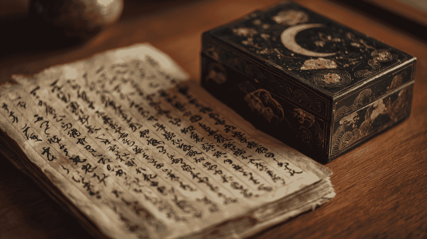 Sarashina Diary (written by Fujiwara Teika) / with a Booklet