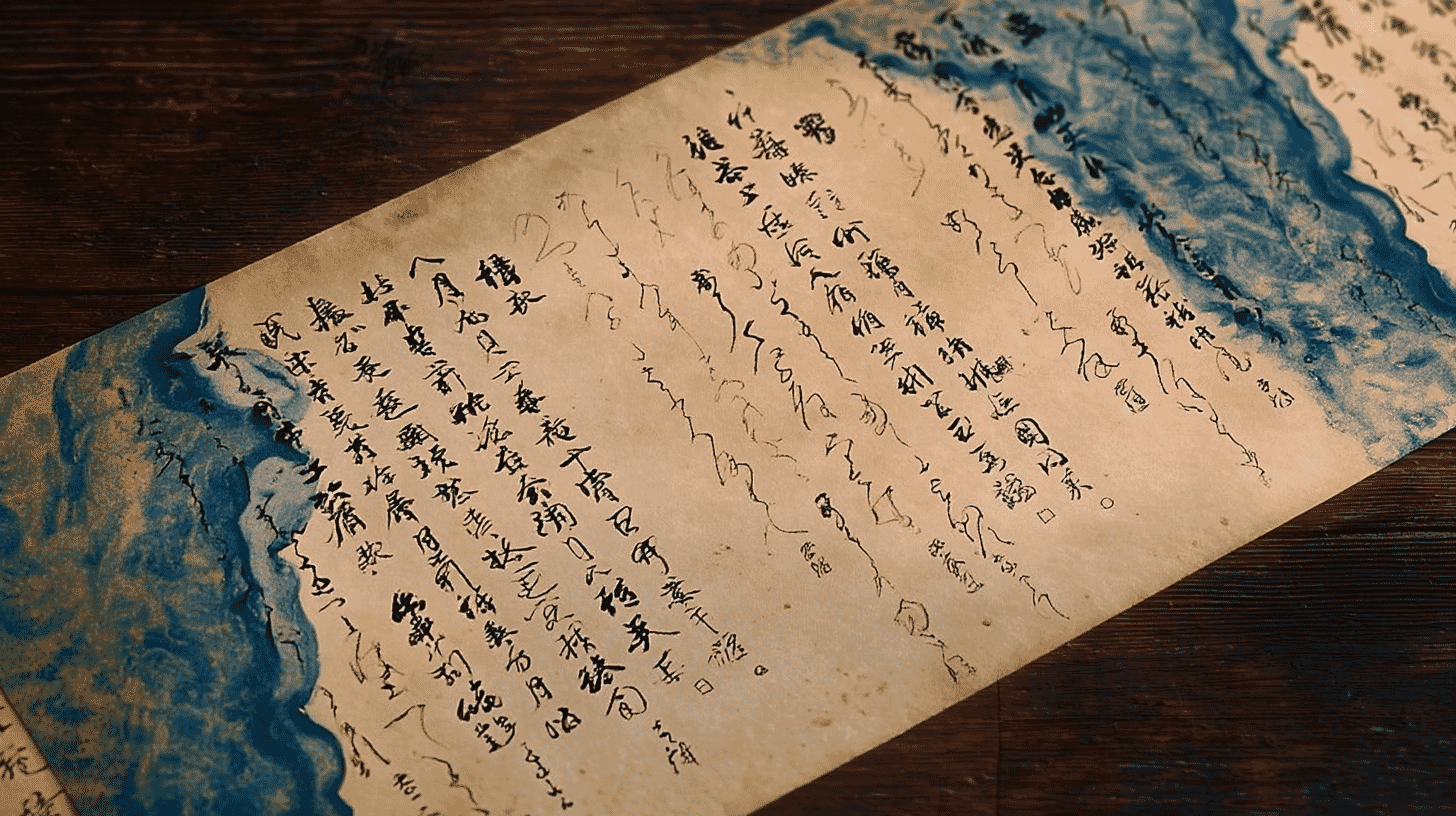 Collection of Japanese and Chinese Poems (cloud Paper)