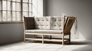 スポークバックソファ