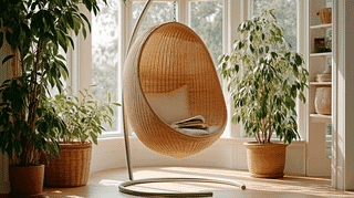 ハンギングエッグチェア