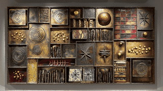 スカルプテッド・ブロンズ・レリーフ・パネル