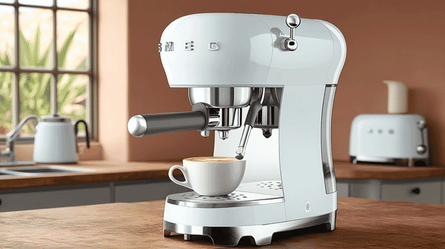 SMEG ECF02 エスプレッソマシン