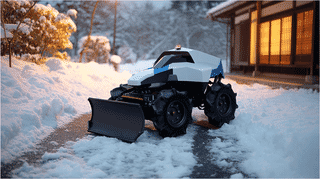 Snow-Clearing Drone Goes Viral with 240K Views: How Water Drone Tech Spawned Hokkaido's Tiny Snow-Fighting Machine