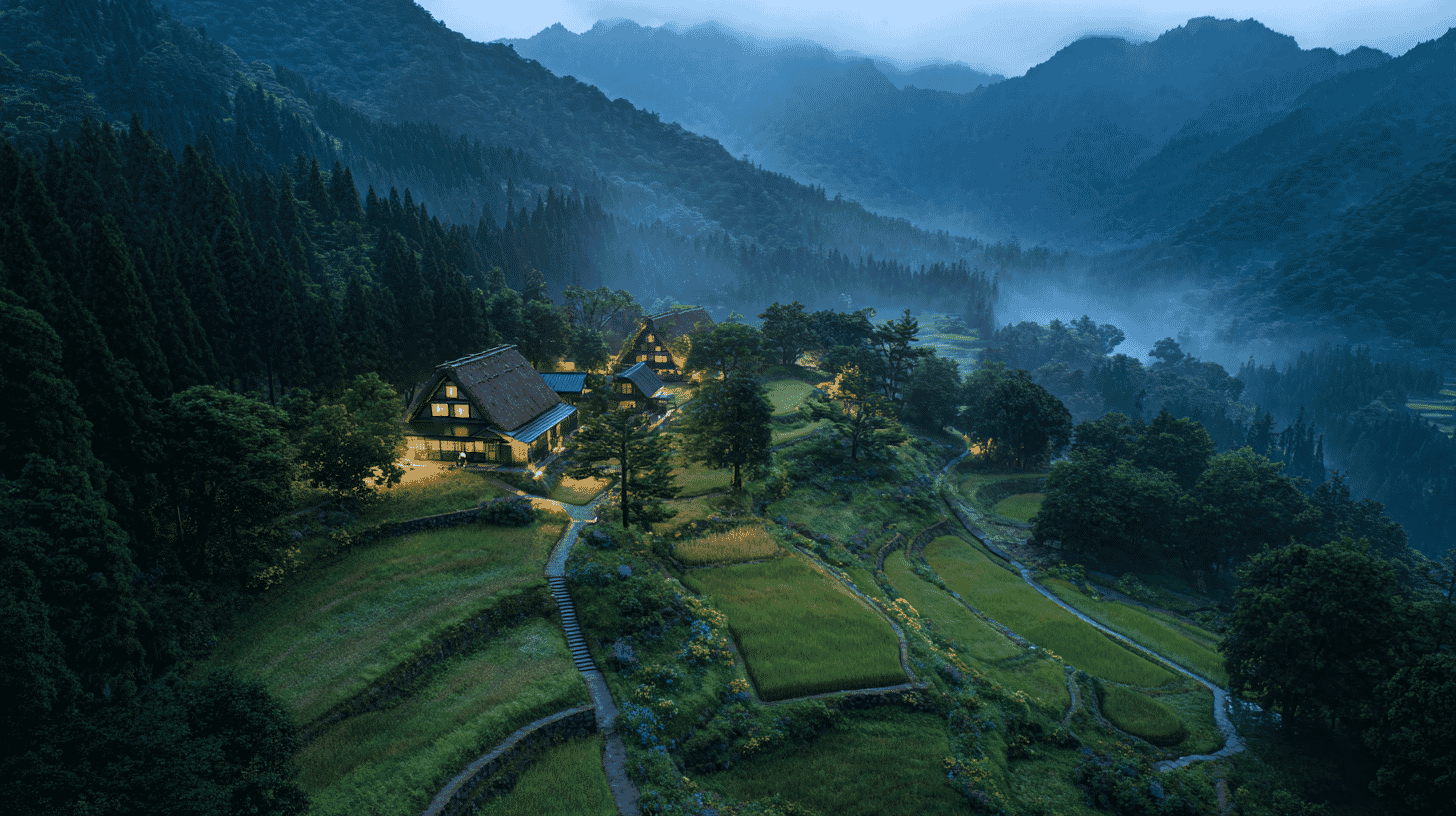 Rent an Entire Village: Japan's 2-Person Hamlet Becomes a Whole-Village Hotel in Niigata