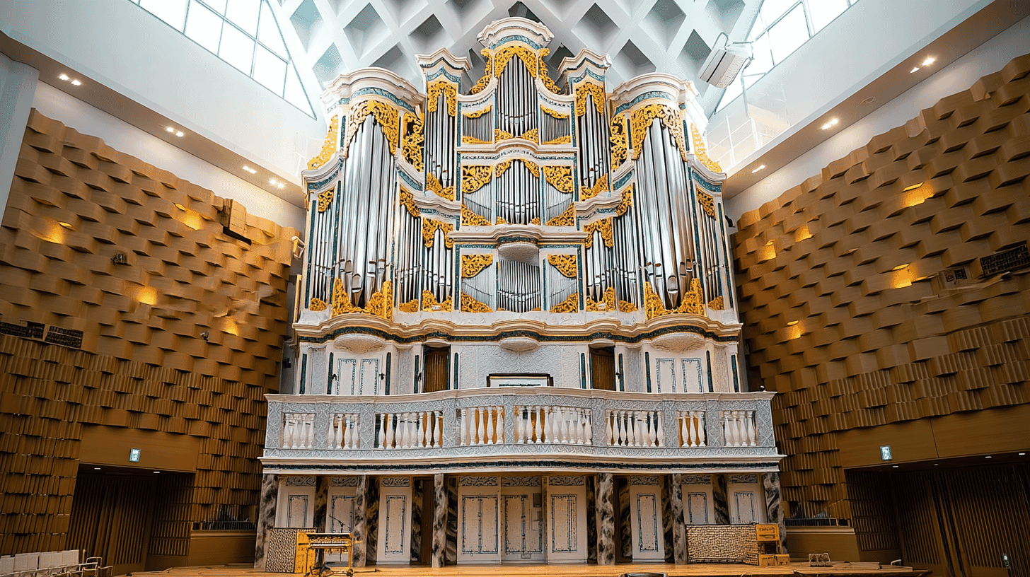 Baroque Pipe Organ in Japan: 50 Stops and Five People to Make It Sound