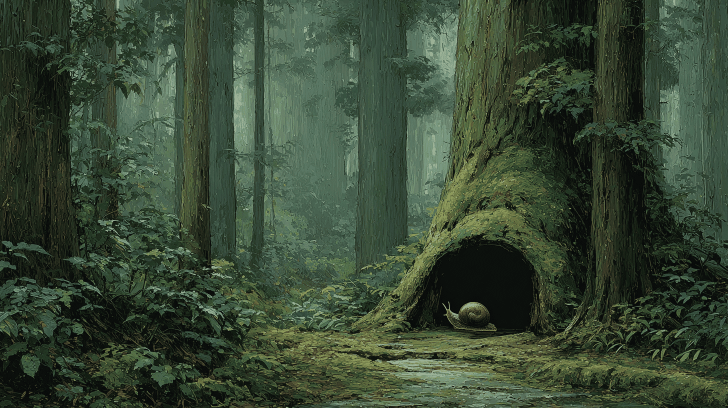 Japan's Giant Slug: The 20cm Yamanamekuji, Hermaphrodite of the Forest Floor