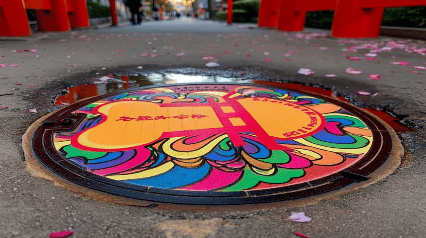 Japan's Manhole Cover Art: Fertility God Design Turns Heads in Rural Iwate — Inside the World of Manholers