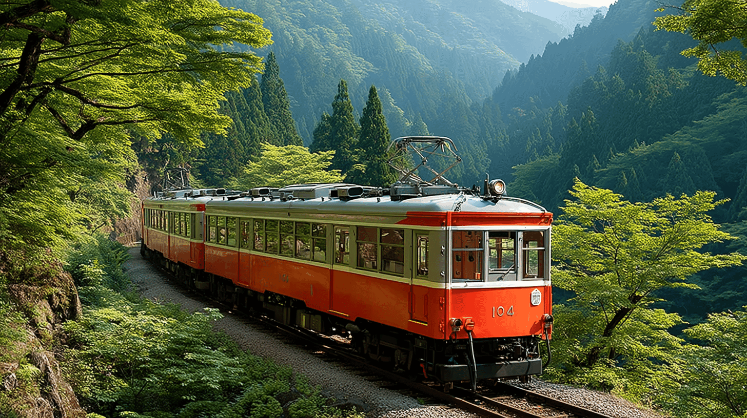 Japan's Oldest Train in Regular Service: Hakone's 107-Year-Old Railcar, Windows Open