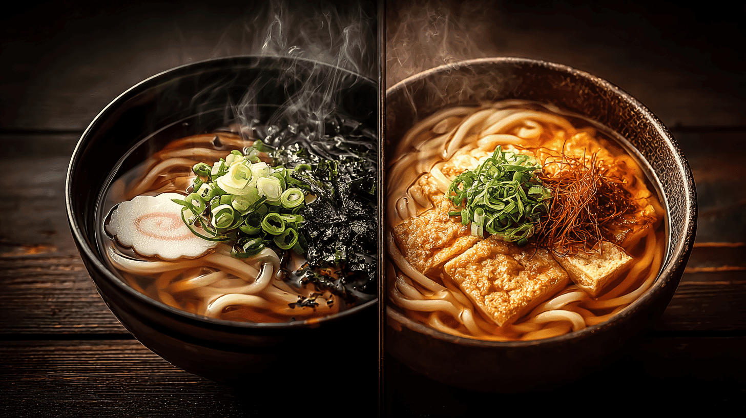 Kanto vs Kansai Udon War: Why Japan's Broth Comes in Two Colors, Jet Black vs Crystal Clear