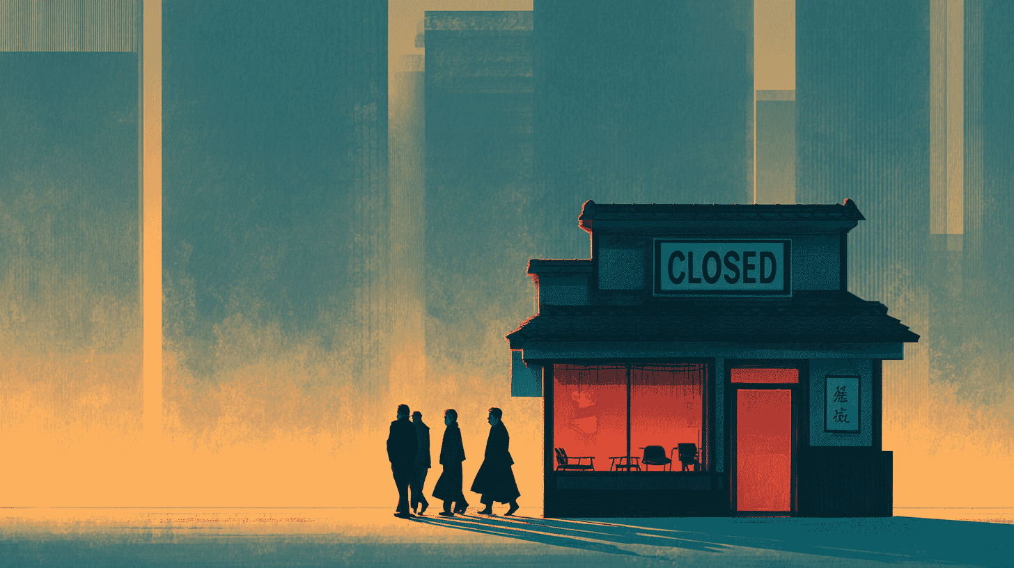 Japan's Labor Shortage Bankruptcies Hit Record 427 Cases: Employee Turnover Now More Threatening Than Hiring Difficulties