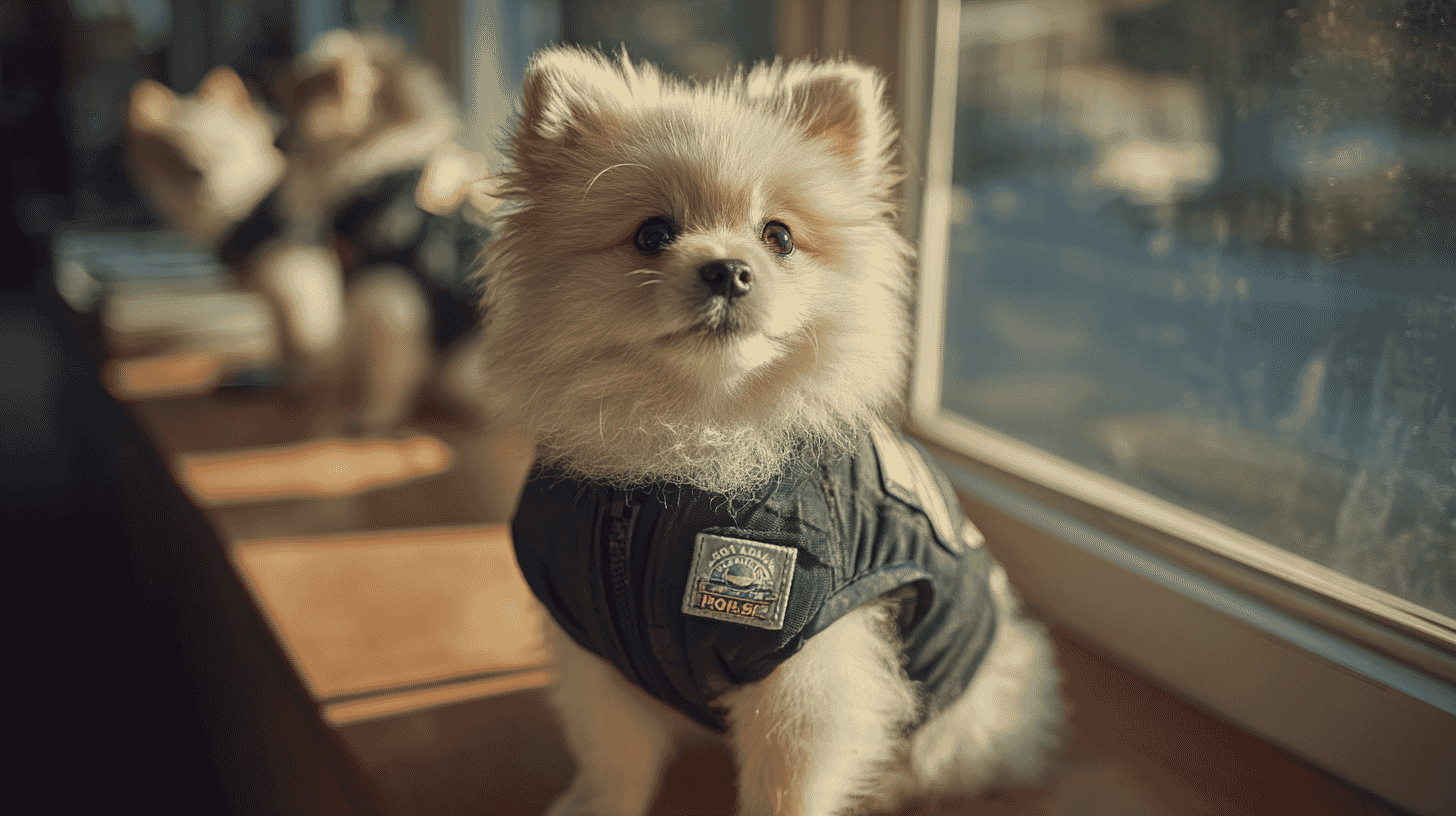 Pomeranian Police Dog: Meet Haku, Miyazaki's First Fluffy K-9 Who Aced the Test in Year One