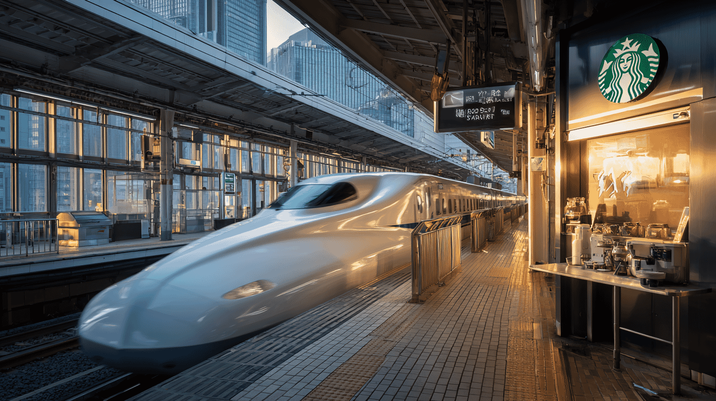 Starbucks on Shinkansen Platform: So Popular It's Closing for Upgrades After Just 5 Months