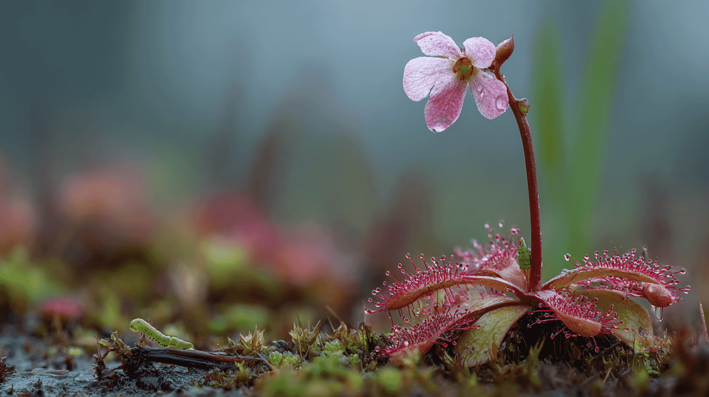 La «memoria» de la drosera: cierra sus flores con más fuerza si antes le dañan las hojas