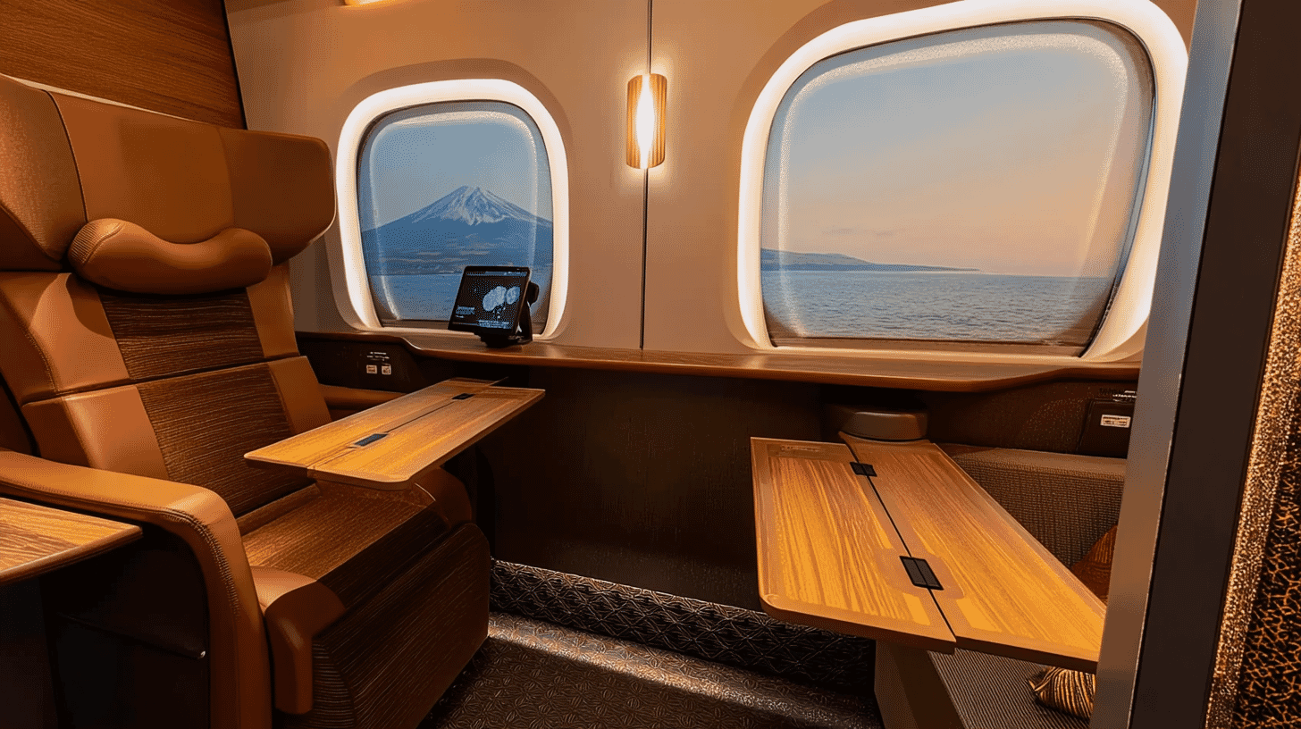 Supreme Class: Japan's Bullet Train Gets a Private First-Class Cabin