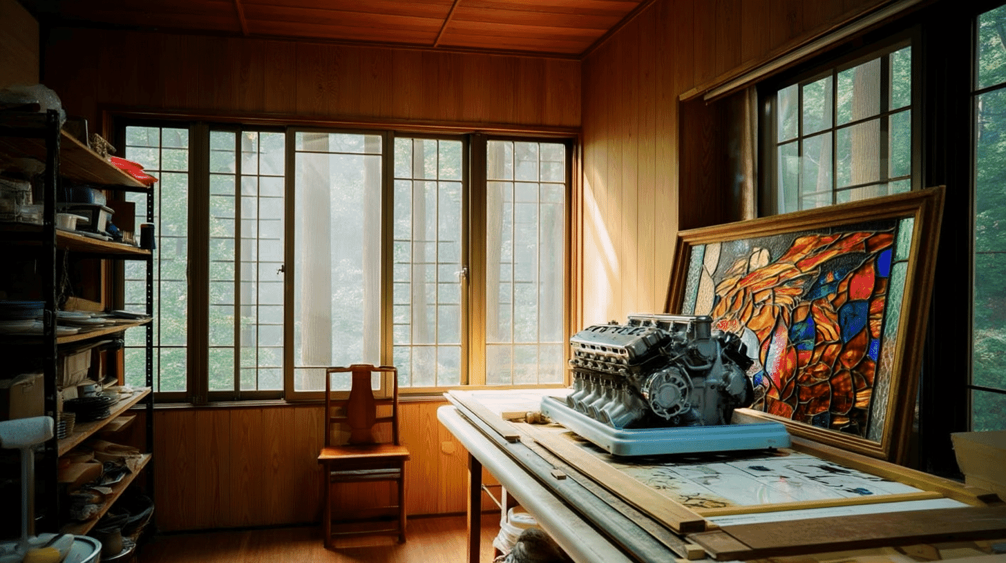 Honda CVCC Engineer's Villa Opens in Zao: Sleep Inside a Master's Stained-Glass Workshop