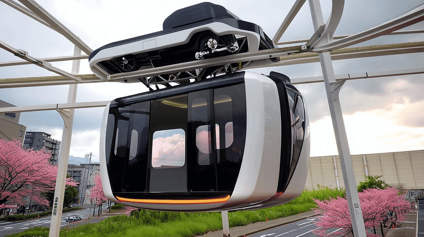 Zippar: Japan's Self-Propelled Ropeway Arriving Every 12 Seconds Could Solve Driver Shortage