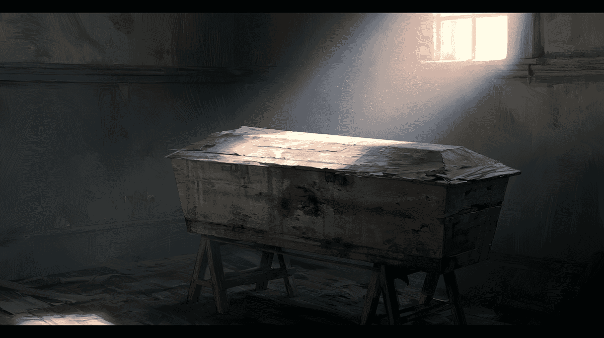 Lee Harvey Oswald's Original Pine Coffin（オズワルドの棺）